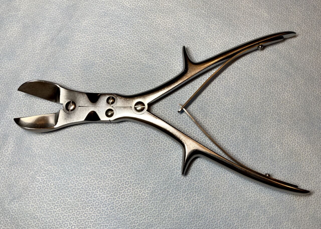 GERMAN 11" Stille-Liston Bone Cutting Rongeur Angled Jaw — photo 1