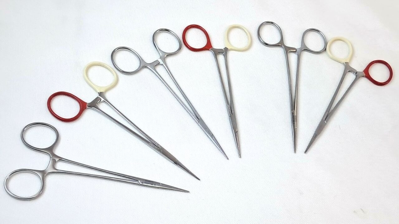 V. MUELLER CH8608 Jacobson Mosquito Forceps Lot of 6