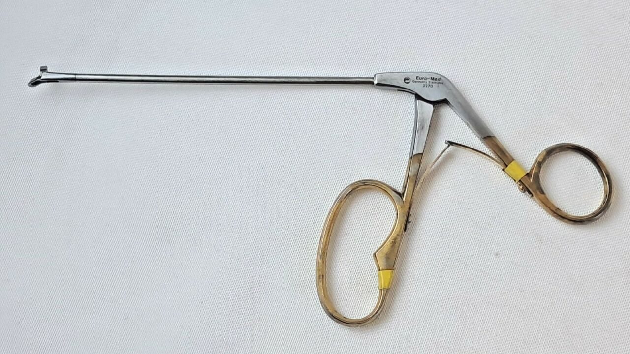 EUROMED 45deg Angled Cervical Biopsy Punch Forceps — photo 2