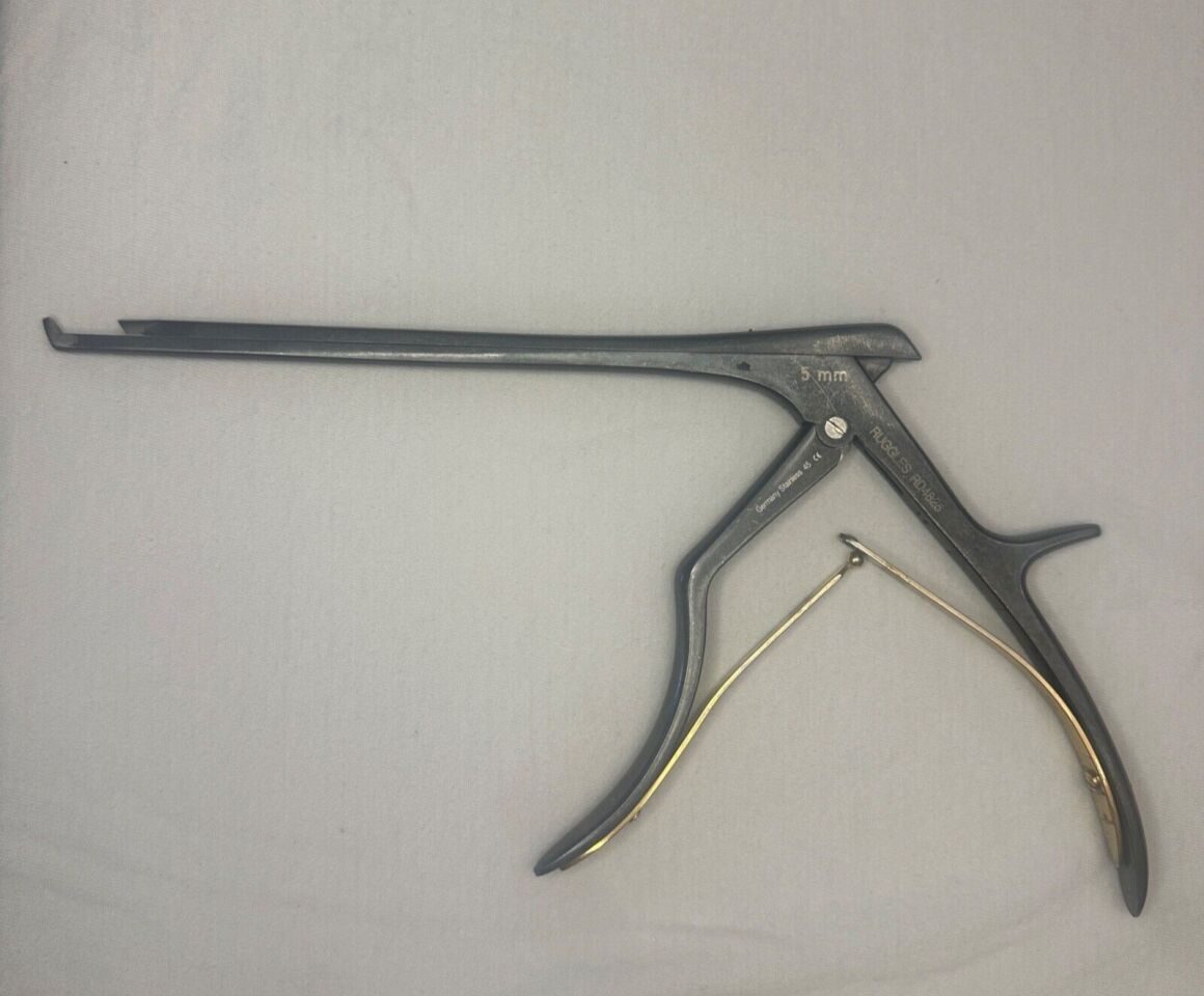 RUGGLES RD4825 5mm 40deg Kerrison Rongeur Spine Orthopedic Neuro