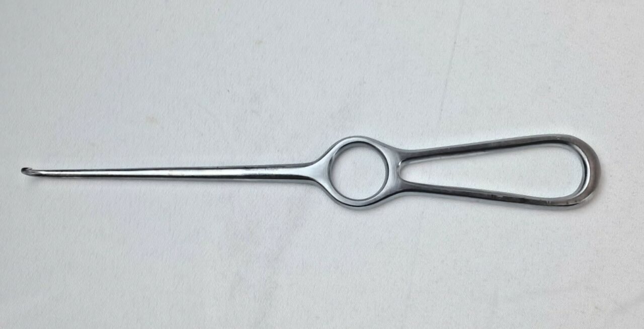 MILTEX 11-502 Volkman Hook Retractor Single Sharp Hook Ring Handle 8.5" — photo 2