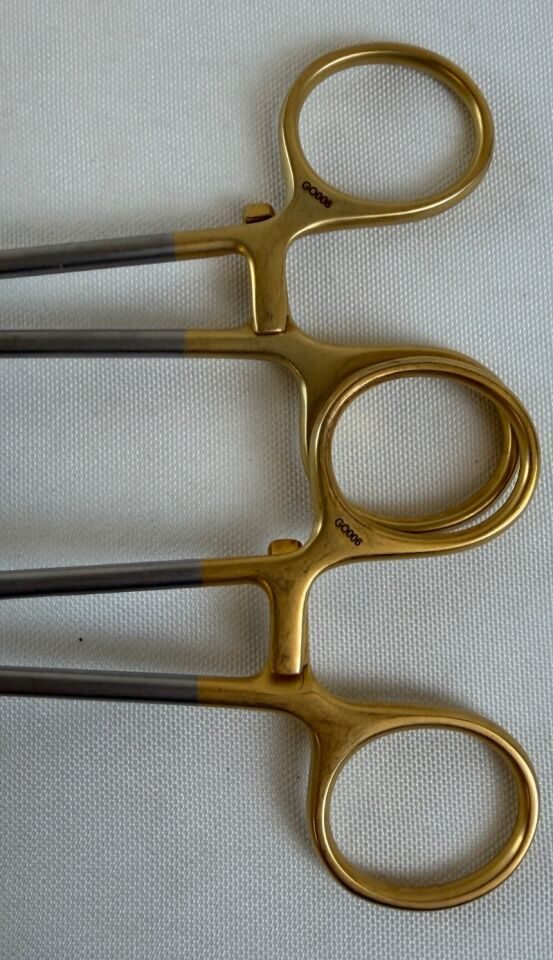 AESCULAP MB093R Fogarty Atraumatic Vascular Clamps Hydragrip Angled 8.5" — photo 6