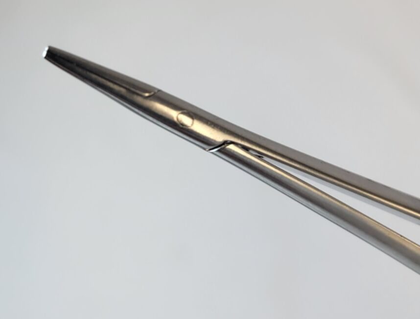 WECK  Castroviejo Needle Holder Straight Jaws Locking Tungsten Carbide 7-1/4" — photo 6
