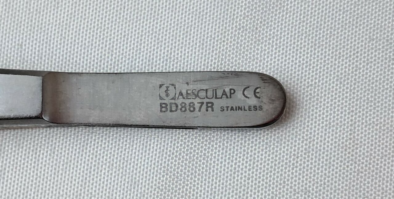 AESCULAP BD887R Micro Tissue Forceps Straight — photo 4