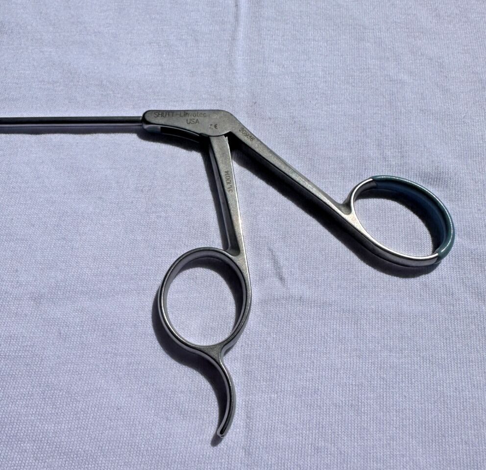 CONMED LINVATEC 31.10014 Arthroscopy Forceps 3.4mm 45deg Blunt Curved Left — photo 3