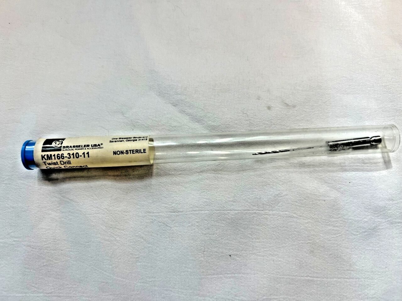 BRASSELER USA KM166-310-11 Quick Connect Twist Drill 1.1mm X 60mm — photo 1