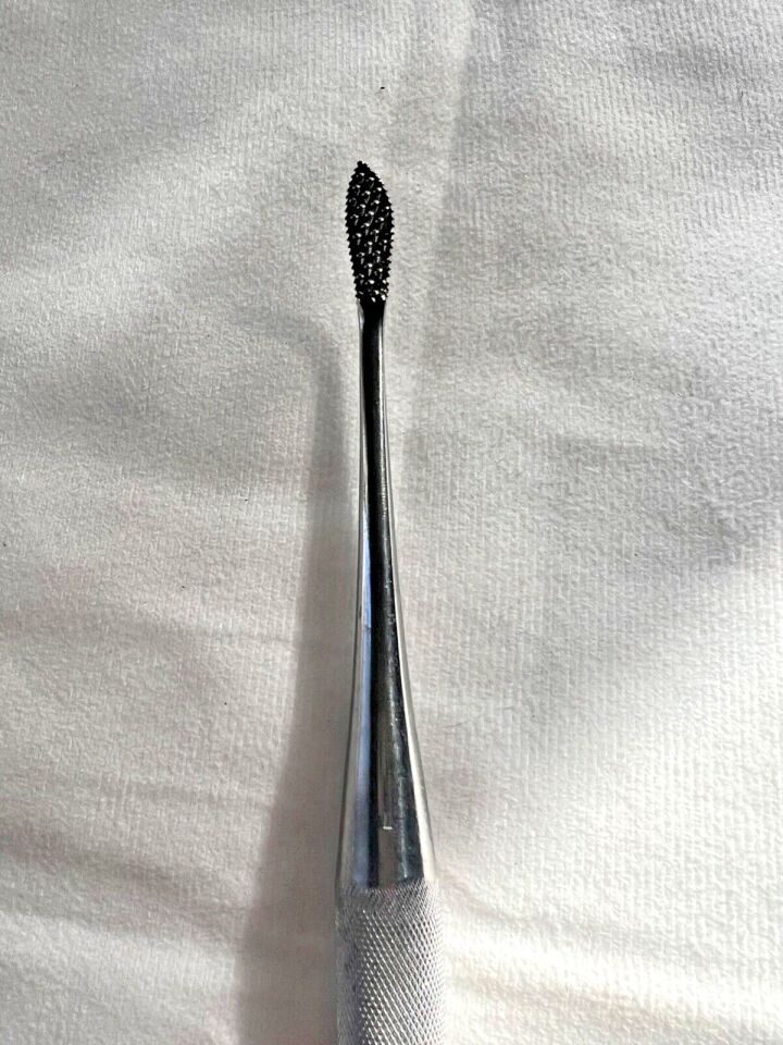 ZIMMER 1875-02 Hand Facet Rasp Left Handed 20deg Blade Angle 11-3/4" Length — photo 3