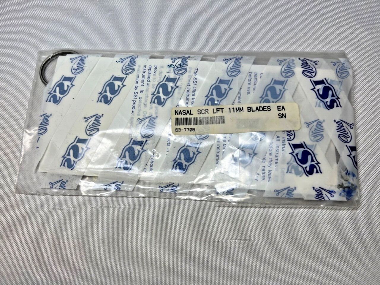 SSI ULTRA 63-7706 Surgical Nasal Scissors Left 11mm Blades 8-3/4" Length — photo 3
