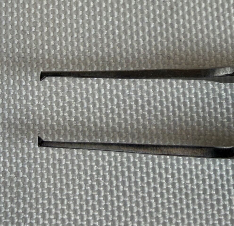V. MUELLER OP3410 Bishop-Harmon Iris Forcep 3-3/8" 1x2 Teeth — photo 3