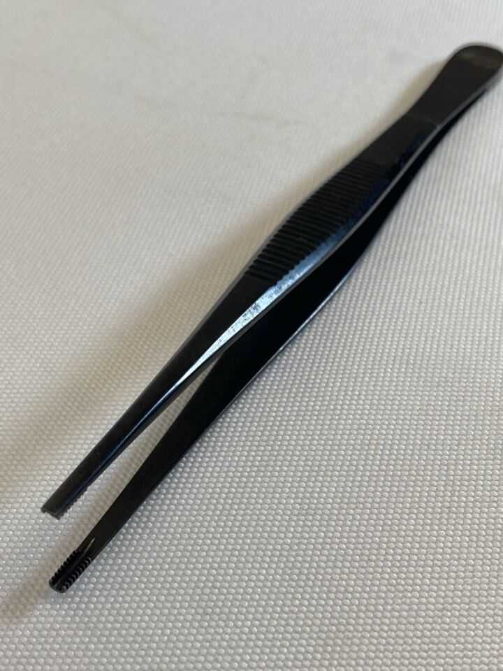 WECK PILLING 468180 Blackened Toothed Tissue Forcep 6" — photo 8