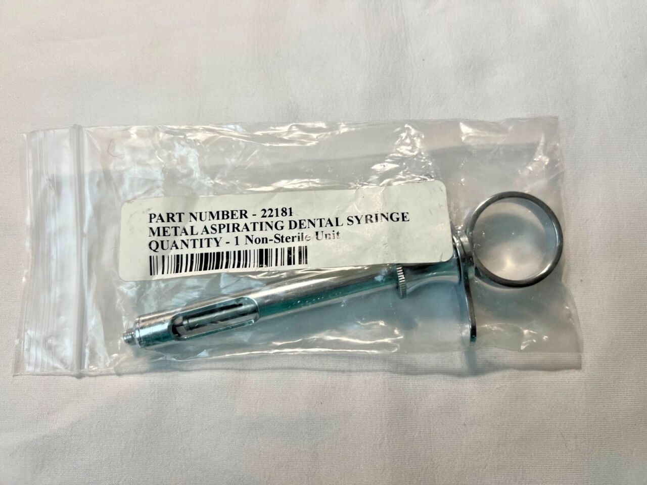 22181 Aspirating Dental Syringe — photo 1