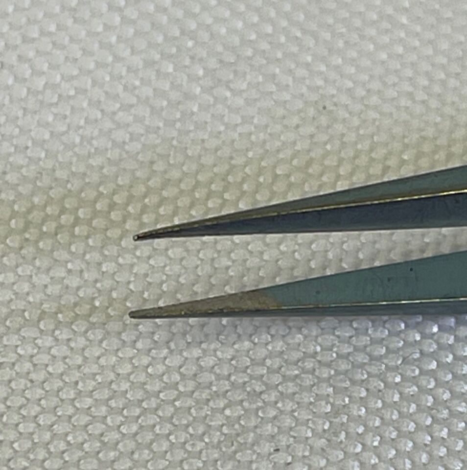 ASSI .JFLT3 0.3mm T/C Tip Diameter L: 13.5cm MicroLite Titanium Forceps — photo 5