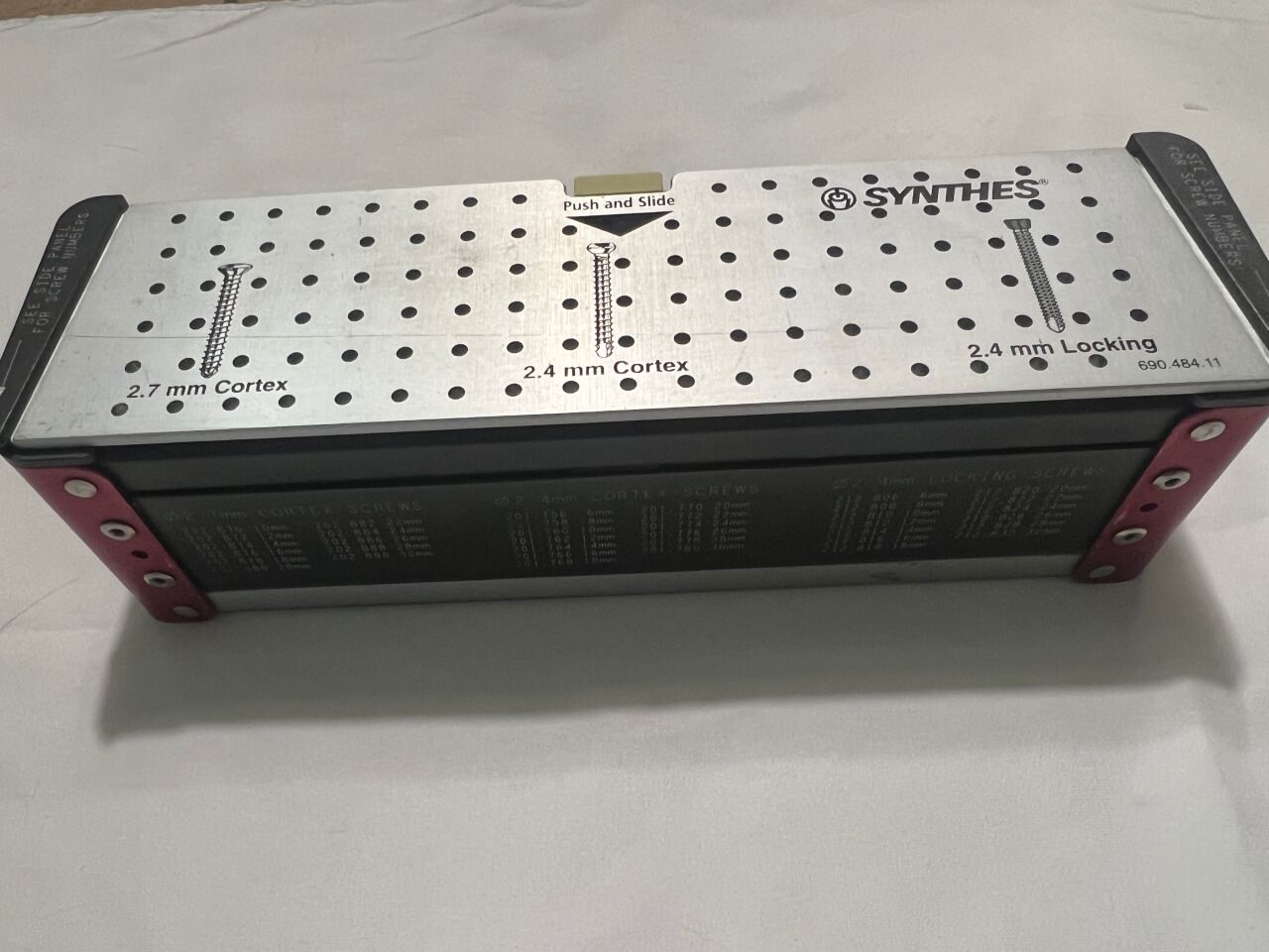 SYNTHES 306.461 Screw Rack For LCP Distal Radius Plate Set Graphic Case — photo 2