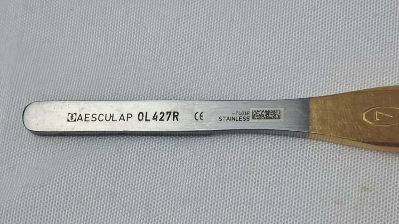 AESCULAP OL427R Durogrip TC Fomon Size 7-8 Double Ended Nasal Rasp — photo 4