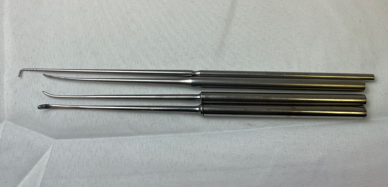 AESCULAP  Set of 4 Penfield Dissectors & Hook Probe