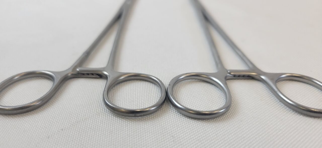 AESCULAP EA018R Allis Intestinal and Tissue Grasping Forceps - Set of 2 — photo 3