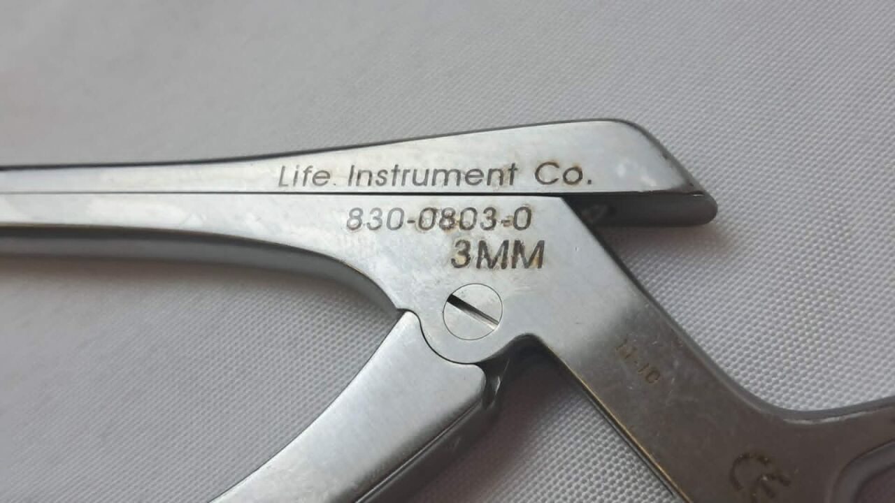 LIFE INSTRUMENT CO 830-0803-0 Kerrison Neuro Rongeur 3mm — photo 3