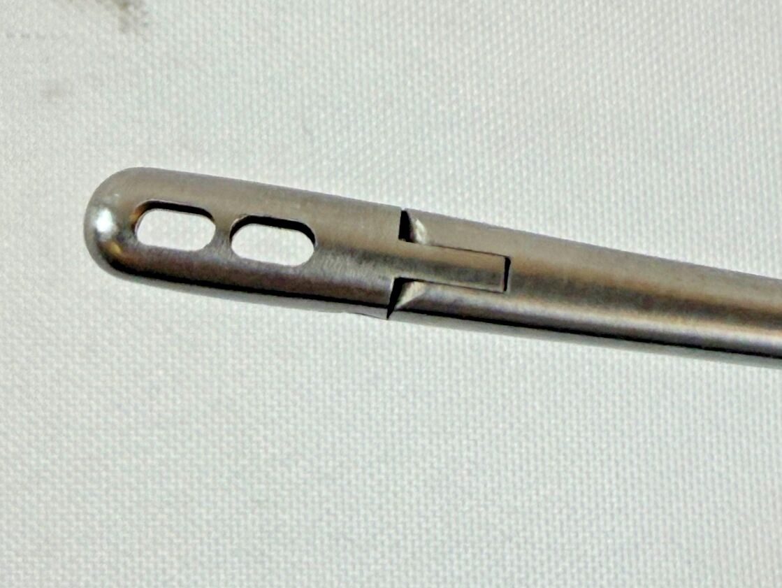 AESCULAP Rongeur Fenestrated Jaw w/ Teeth 6mm x 16mm Bite L: 185mm FF — photo 4