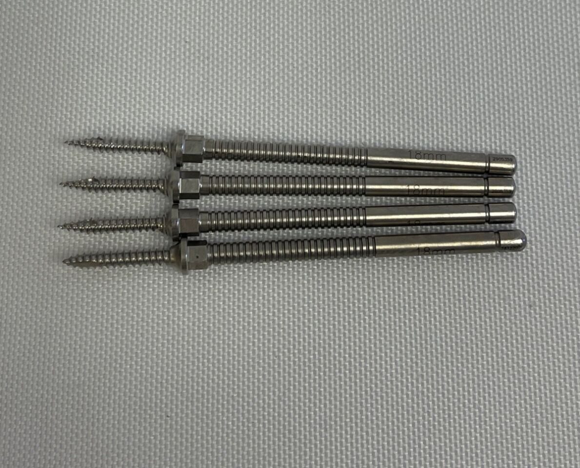 SSI ULTRA Distraction Pin 12mm 14mm 16mm 18mm Self Drilling 16 Piece Distraction Pin Set w/ Case — photo 8