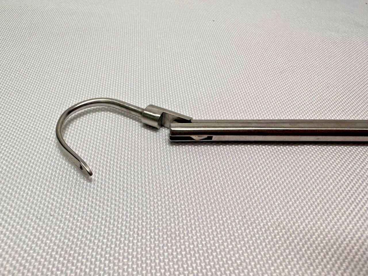 ZSI 433-142 Miya Hook Ligature Carrier Forceps OBGYN — photo 2
