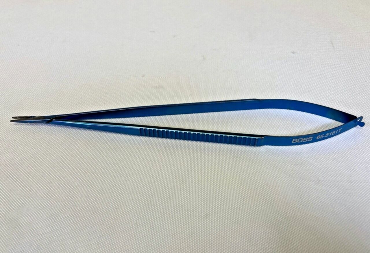 BOSS INSTRUMENTS 65-5161T LightTouch Streamline Titanium Needle Holder w/o Lock — photo 1