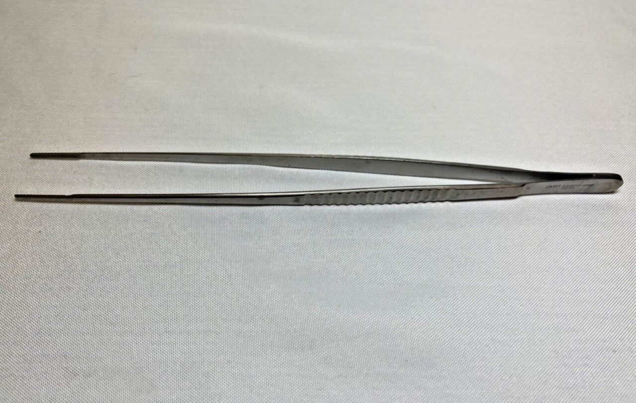 JARIT 320-103 1x2 Teeth 2.8mm X 24mm Jaws DeBakey Thoracic Tissue Forceps