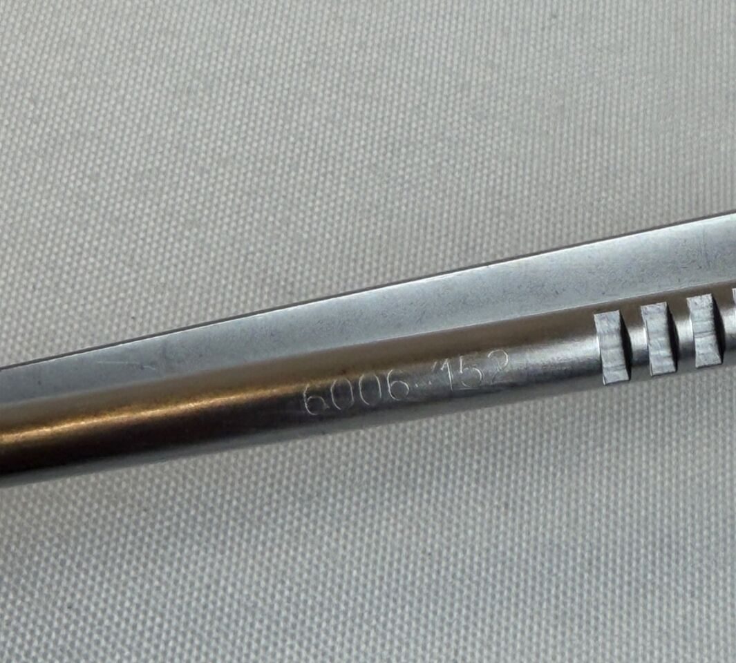 SCANLAN 6006-152 Diamond Dust Jacobson Micro Needle Holder 9" Ring Handle 5-0 — photo 2