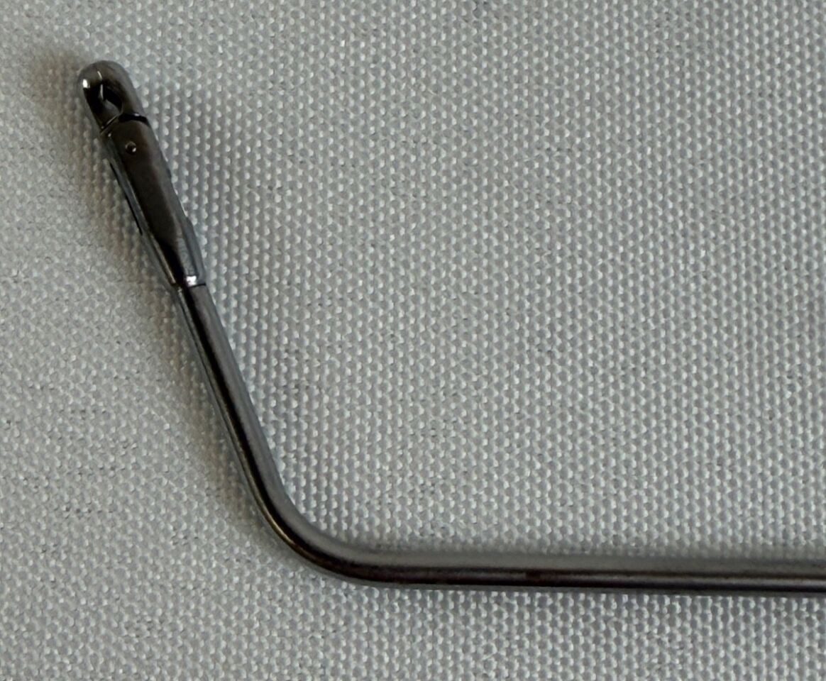 KARL STORZ Double Spoon Giraffe Forceps 55° Sinus Forcep 650210  ENT — photo 3