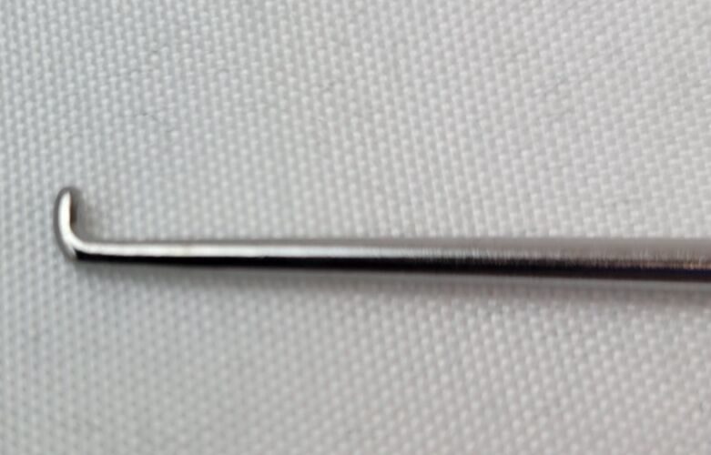 SKLAR 3mm Blunt 90deg Tip x 8.75" Dandy Nerve Hook — photo 2