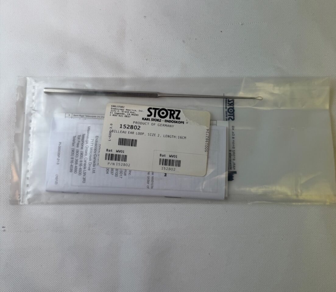 KARL STORZ 152802 Billeau Ear Loop Size 2 Length 16cm — photo 1