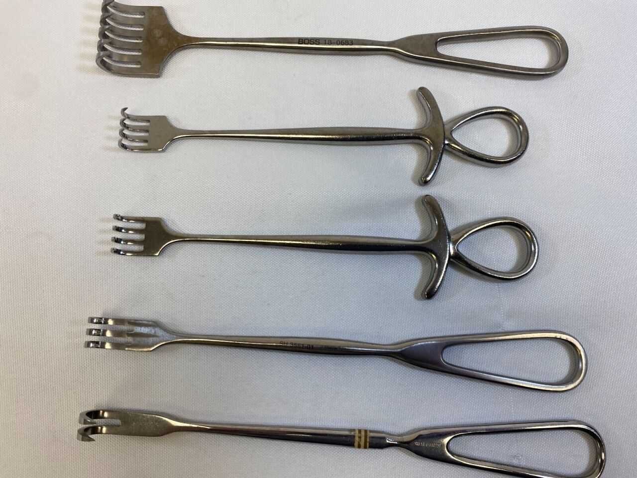 Assorted Sharp Volkman Surgical Retractors - Lot of 6 — photo 3