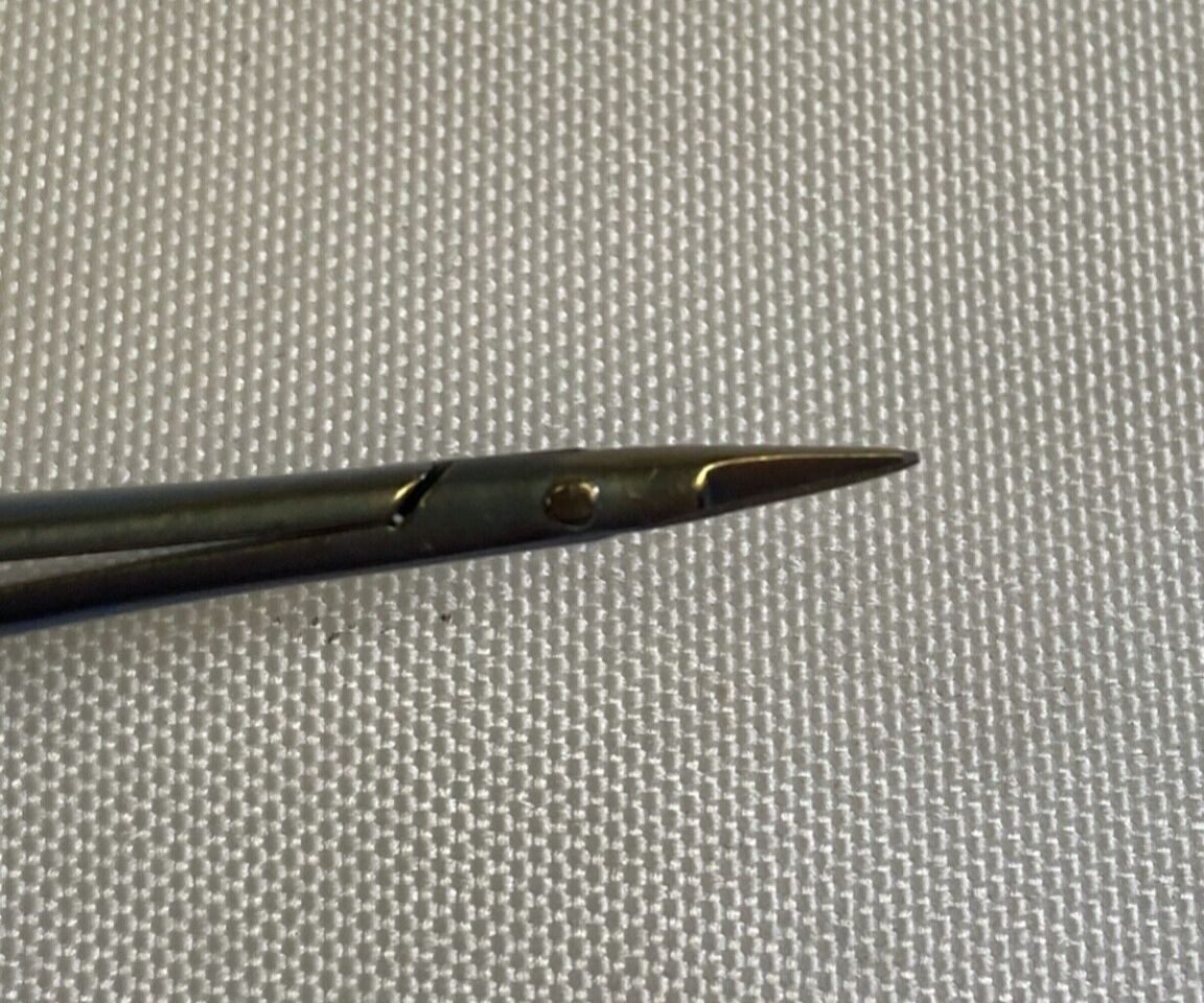 SCANLAN 3003-98 Titanium 6" Spring Handle Jacobson Micro Scissor Straight Sharp — photo 6
