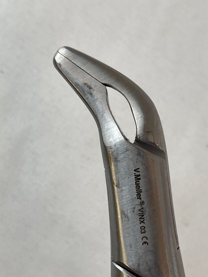 V. MUELLER NL634 Stookey Rongeur Angled Jaw 3mm Bite 19cm Long Orthopedics Neuro — photo 5