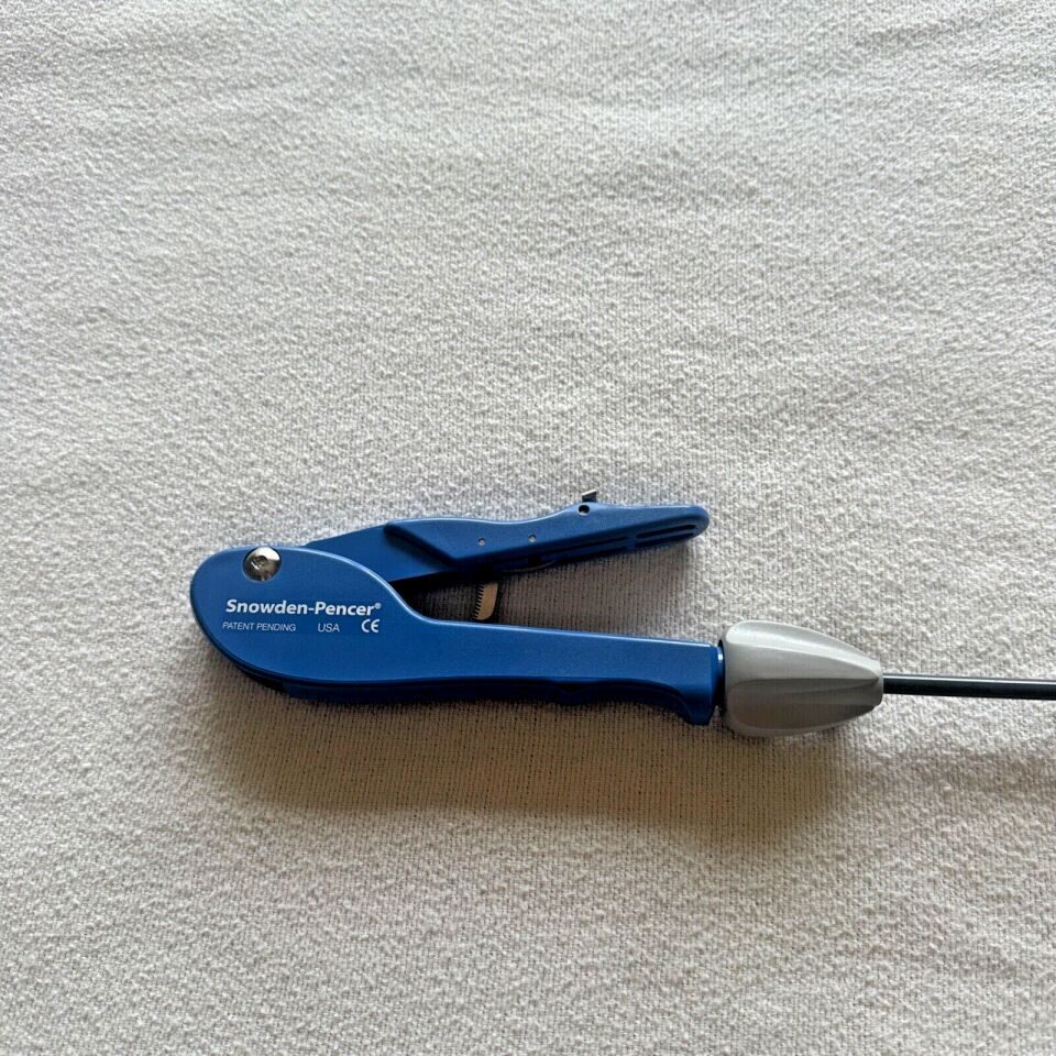 SNOWDEN-PENCER 90-7820 Bullet Nose Diamond Jaw Laparoscopic Ratcheted Grasper — photo 2