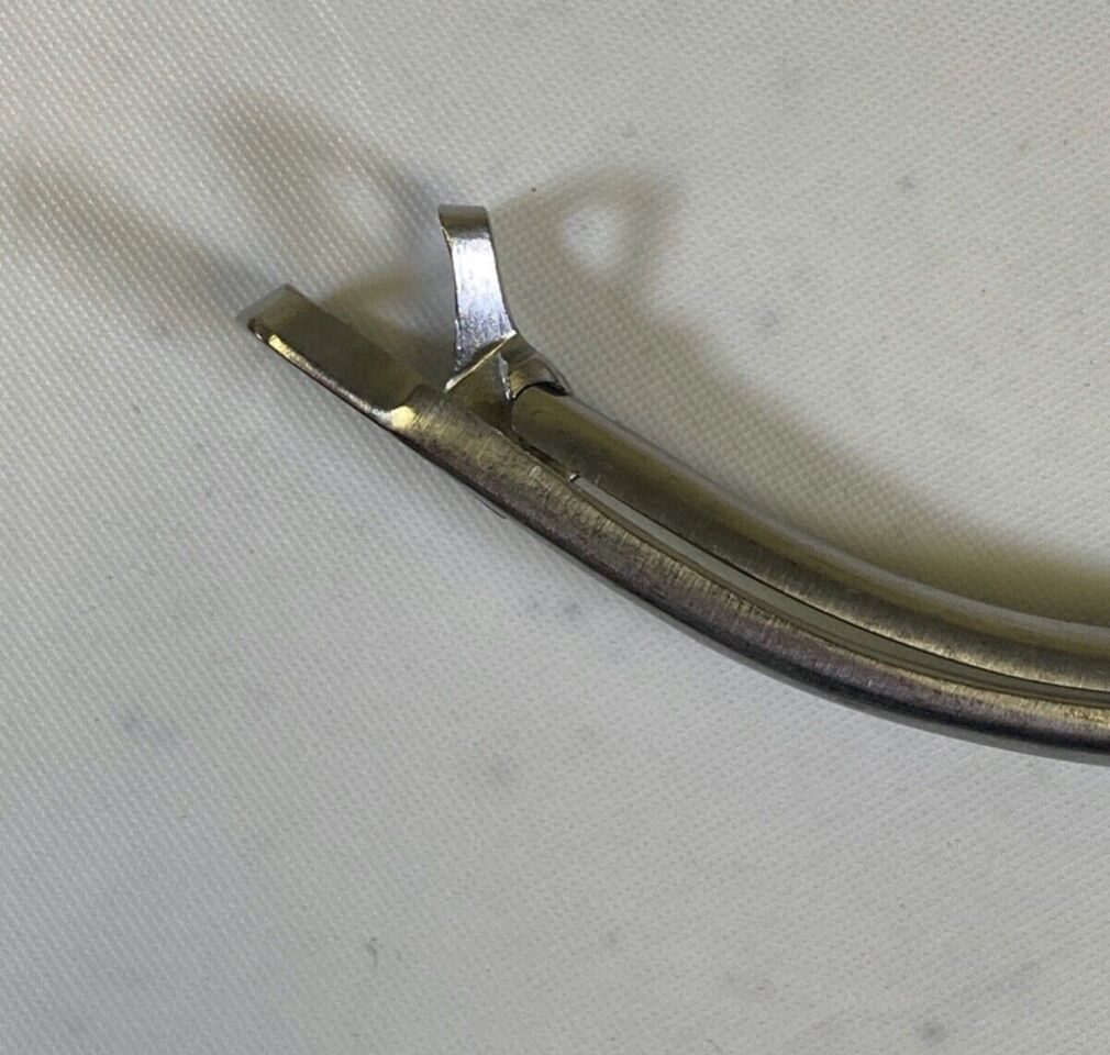 KARL STORZ N6177 Size 1 Curved Up 7mm Triangular Basket 120mm WL Ronis Adenoid Punch Forcep — photo 4