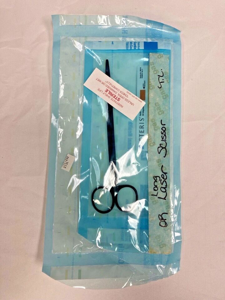 7" Blackened Anodized Curved Metzenbaum Surgical Scissors Laser — photo 7