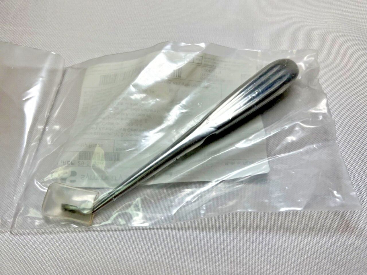 SYMMETRY SURGICAL 29-5156A Bruns Bone Curette Size #6 Oval Angled 6-3/4" — photo 2