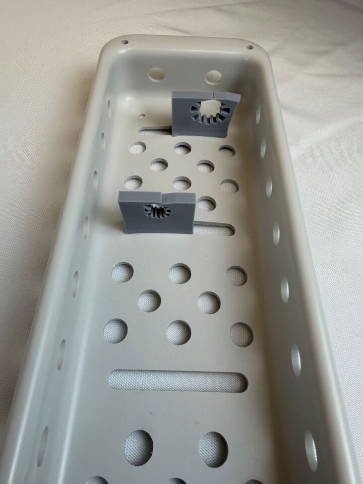 STERIS Dual Laparoscope Sterilization Case w/ Lid 50cm Long — photo 3
