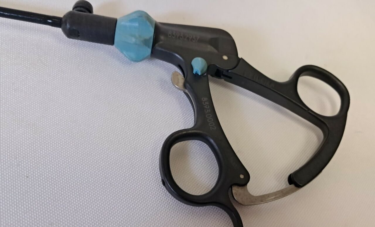 R. WOLF 8393.0002 8393.2937 Double Action Atraumatic Grasper w/ Ratchet Handle — photo 3