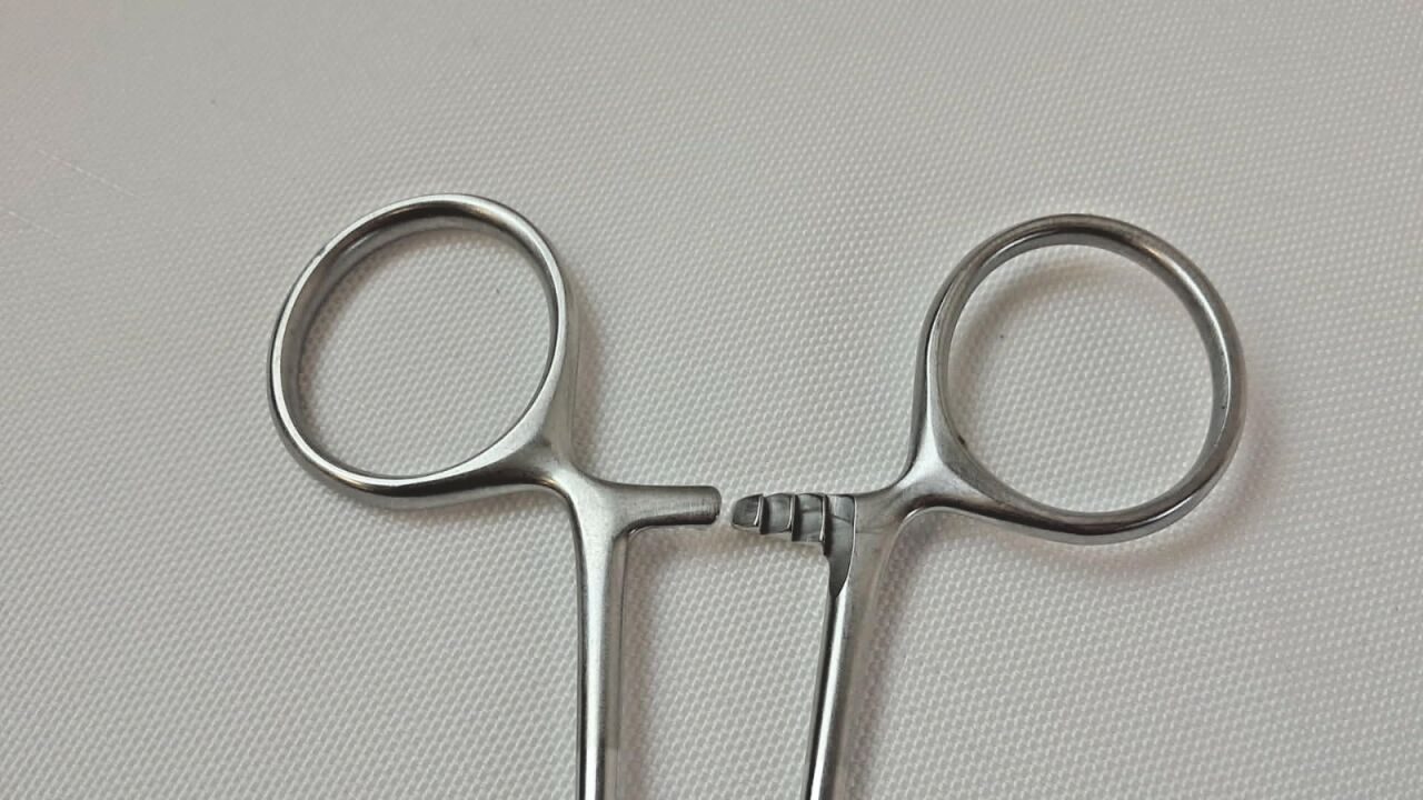SCANLAN 6006-36 Micro Needle Holder Diamond Dust Jaws 8-3/4" — photo 2