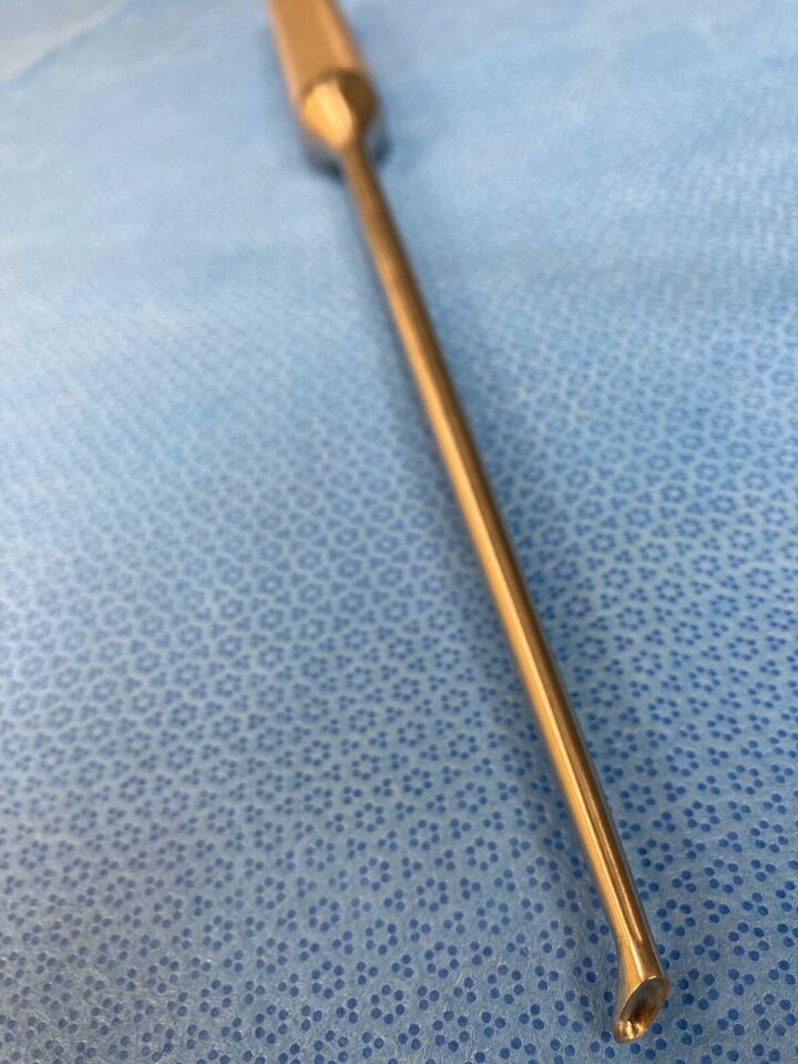 ACROMED Size 1 Push Curette Spinal Reverse Angle Spinal Curette — photo 3