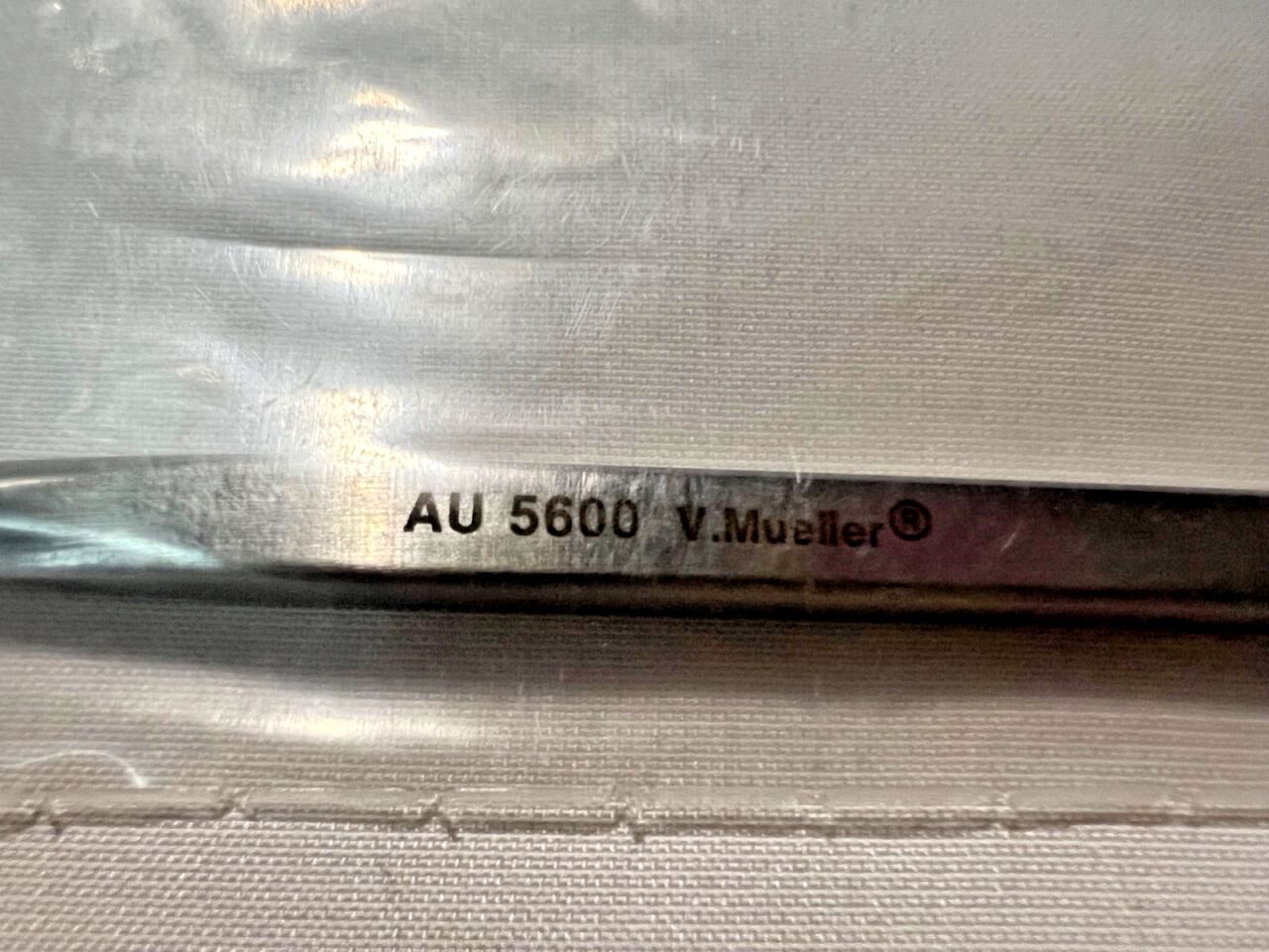 V. MUELLER AU5600 Freimuth Ear Curette 2.3X4.5mm Serrated Tip 6-1/4" Length — photo 2