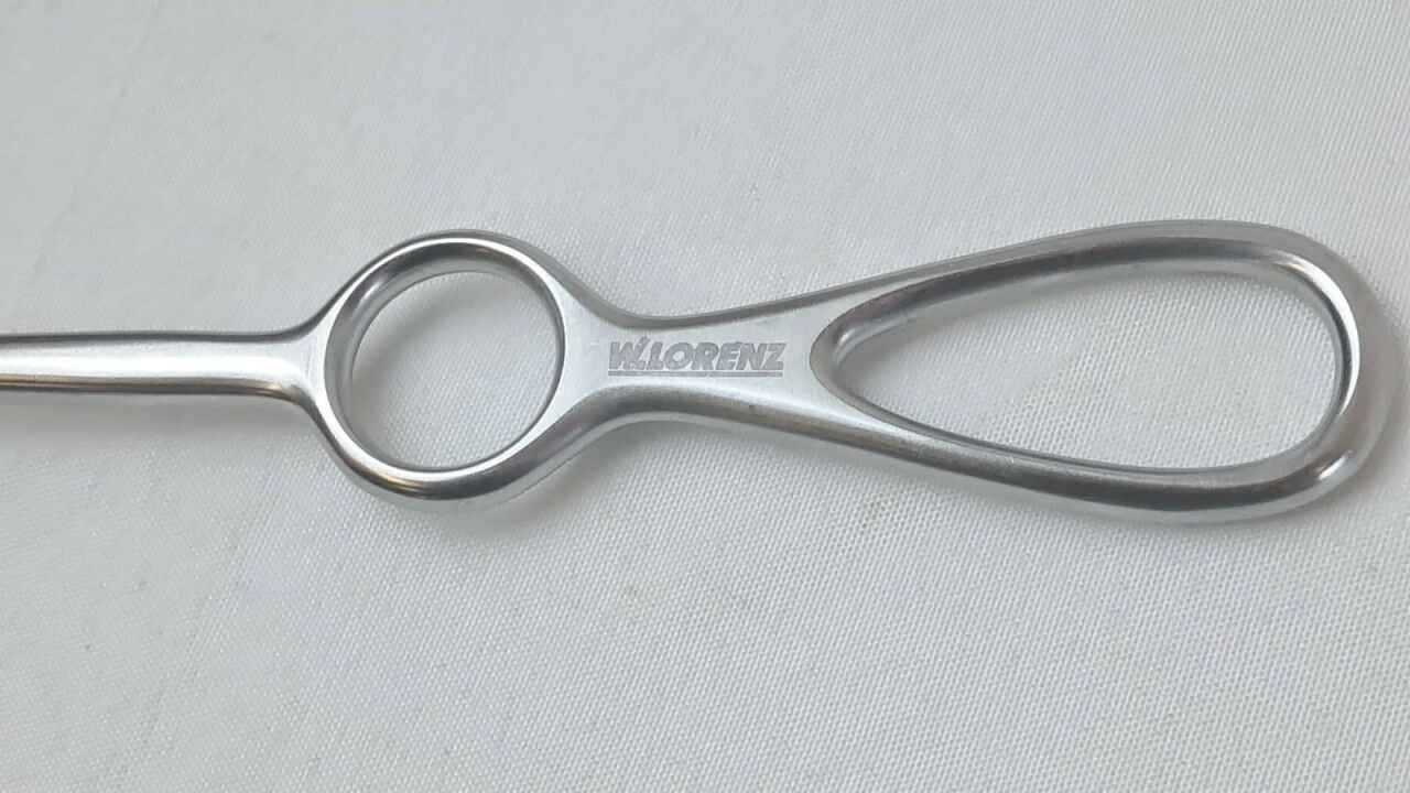 W. LORENZ Volkman Retractor 8-5/8" 3 Prong Blunt 8-1/4" Length — photo 3