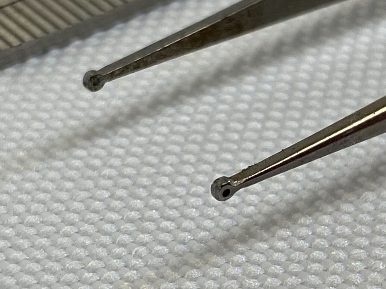 SSI ULTRA 55-9067 Ultra Micro Ring Tip Forceps Straight 1.0mm Tip 152mm Length — photo 6
