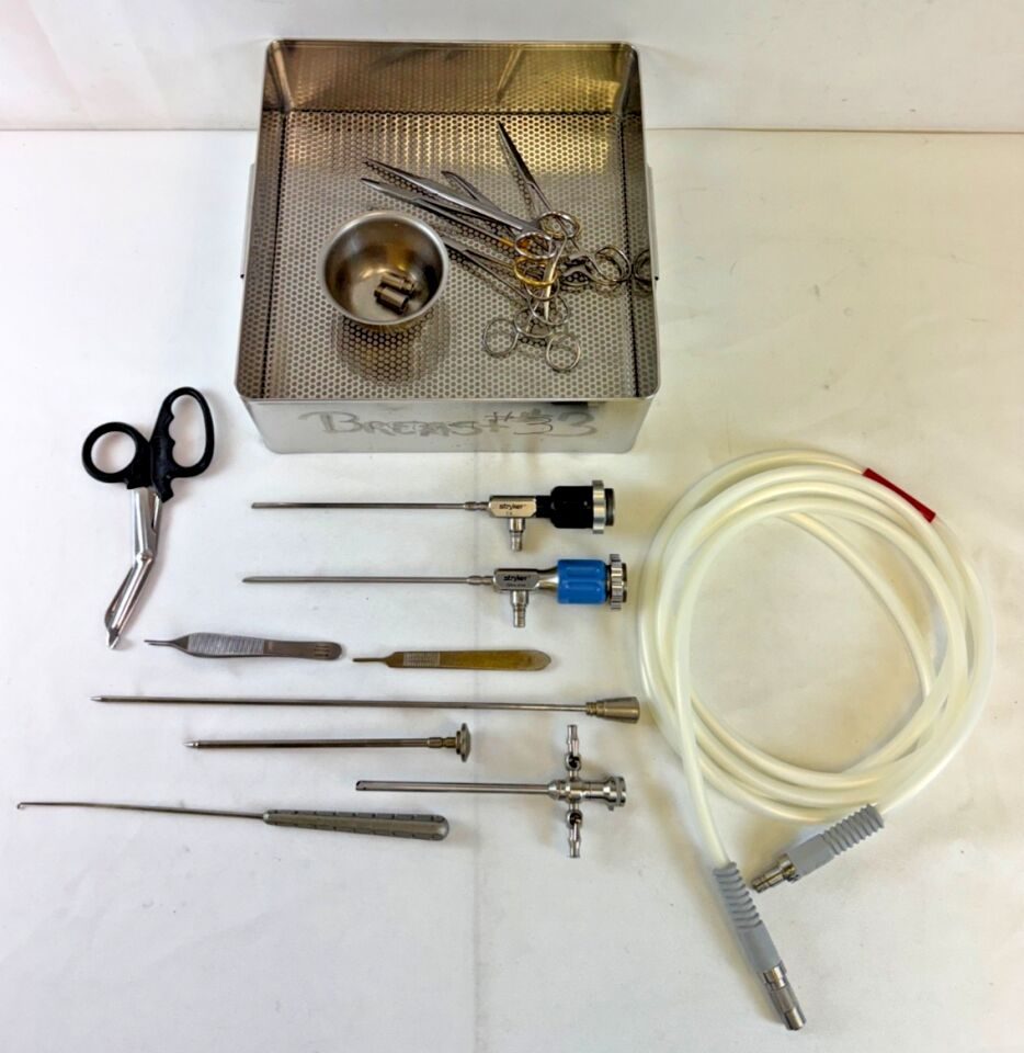 STRYKER 4mm 30deg & 70deg C-Mount Arthroscopes w/ Hardware & Extras Arthroscope