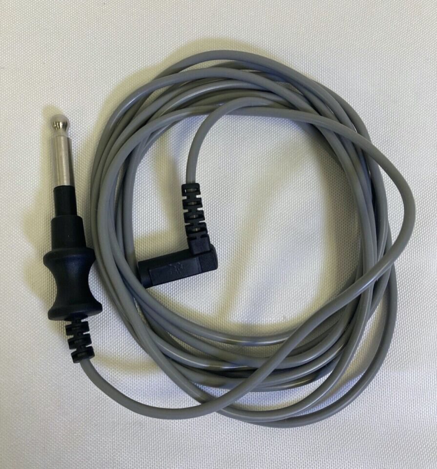 KIRWAN 30-1205 Reusable 10' (3m) Silicone Monopolar Endoscopic ESU Cord Bovie — photo 1