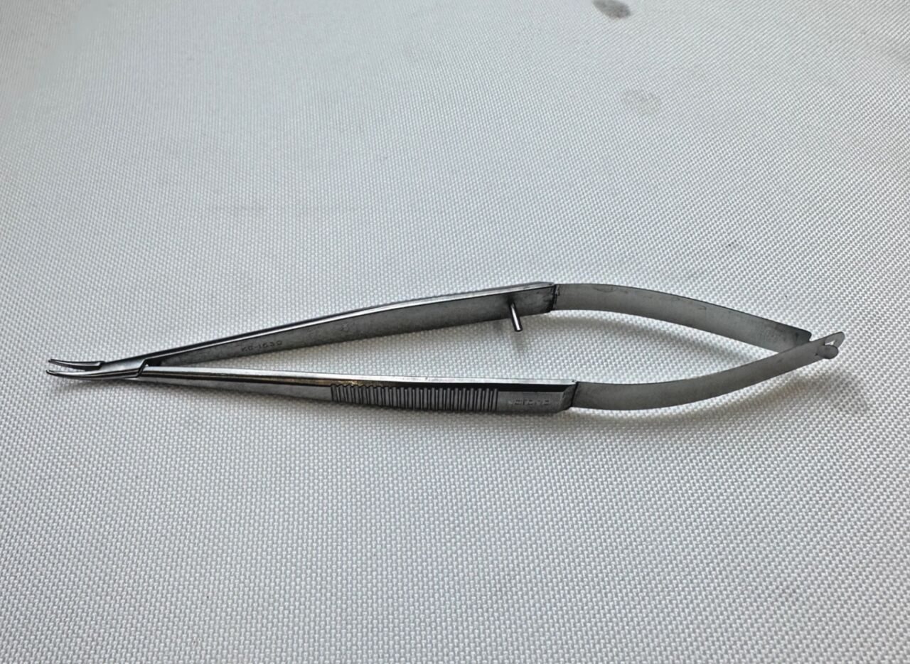 KATENA USA K6-1530 Castroviejo Needle Holder Curved Delicate