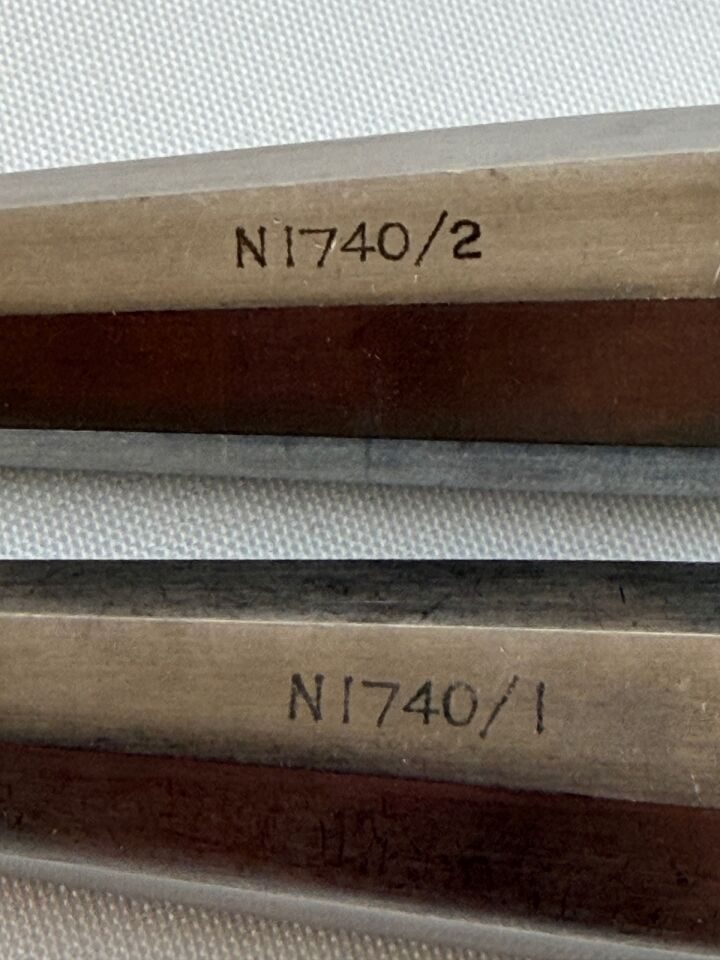 STORZ N1407/1 & N1407/2 Pair of Spratt Mastoid Curettes Sizes 1 & 2 L: 6.75" ENT — photo 4