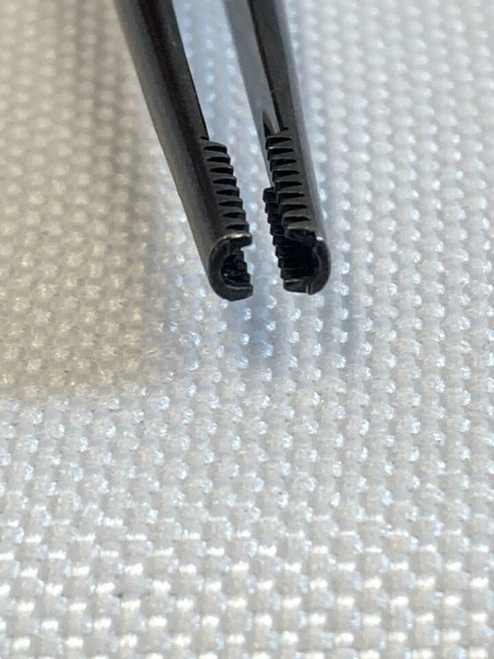 WECK PILLING 468180 Blackened Toothed Tissue Forcep 6" — photo 5