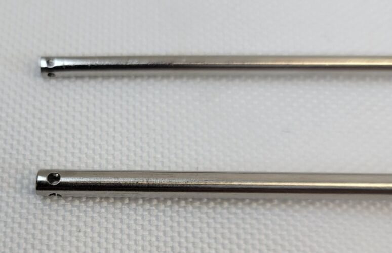 V. MUELLER NL9708-007 & NL9708-009 McCulloch 5" 7/9 Fr Set of 2 McCulloch Suction Tubes — photo 2